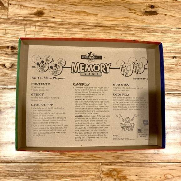 Mickey & Friends Memory game - vintage - Picture 7 of 8